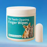 Fenrix | Dog Teeth Cleaning Wipes for Fresh Breath and Oral Care
