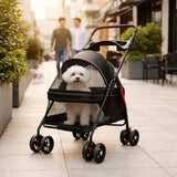 Barklow | Dog and Cat Stroller Lightweight Foldable with Safety Harness