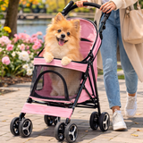 Barklow | Dog and Cat Stroller Lightweight Foldable with Safety Harness