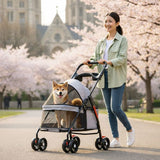 Barklow | Dog and Cat Stroller Lightweight Foldable with Safety Harness