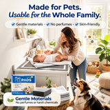 Pawholm | Puppy Training Pads 6-Layer with Odor Control and Pheromone Attractant