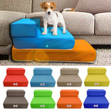 Pawgrove Steps | Dog and Cat Orthopedic Foam Stairs with Removable Covers