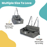 Pawlina | Dog Car Seat Breathable Machine Washable Adjustable Fit