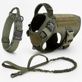 Tactical Dog Harness | Military-Grade Vest Quick-Release Reflective Strip