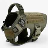Tactical Dog Harness | Military-Grade Vest Quick-Release Reflective Strip