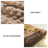 Velcrest | Dog Orthopedic Bed with Spine Support Anti-Slip Base, 3 Sizes
