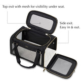 Coatrix | Dog Carrier Bag Airline Approved with Memory Foam, Machine Washable