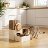 Pawstone | Cat Automatic Feeder 1.2L Compact with Drinker Option
