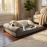 Nestven | Dog Bed Orthopedic Foam with Headrest Edition, 3 Colors