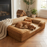 Nestven | Dog Bed Orthopedic Foam with Headrest Edition, 3 Colors