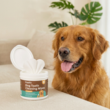 Fenrix | Dog Teeth Cleaning Wipes for Fresh Breath and Oral Care