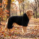 Bunny Magic | Dog Fleece Jumpsuit Ultra-Warm Static-Resistant with Detachable Ears