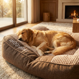 Velcrest | Dog Orthopedic Bed with Spine Support Anti-Slip Base, 3 Sizes