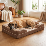 Pawston | Dog Orthopedic Bed with Bolsters Memory Foam Waterproof, 4 Sizes