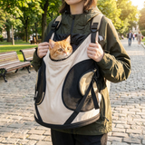 Breezepet | Cat Travel Carrier Backpack Breathable with Adjustable Opening