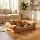 Greyholm | Dog Cooling Bed with Bolsters Available in 3 Sizes All Breeds