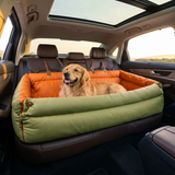 Travella | Dog Car Seat Bed with Non-Slip Base and Safety Tether