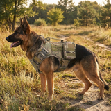 Tactical Dog Harness | Military-Grade Vest Quick-Release Reflective Strip