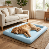 Goldhound | Dog Cooling Bed with 4 Bolsters Breathable and Washable