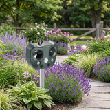 EcoGuard | Ultrasonic Bird and Pest Repeller with Motion Sensor Solar Powered